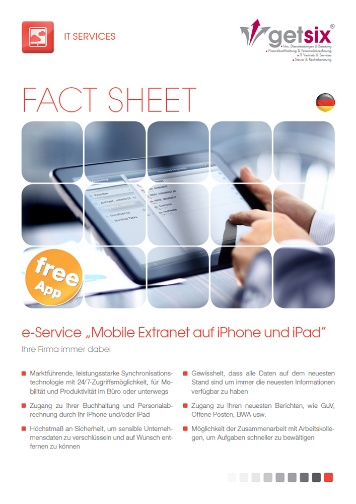 e-Service „Mobile Extranet auf iPhone und iPad”