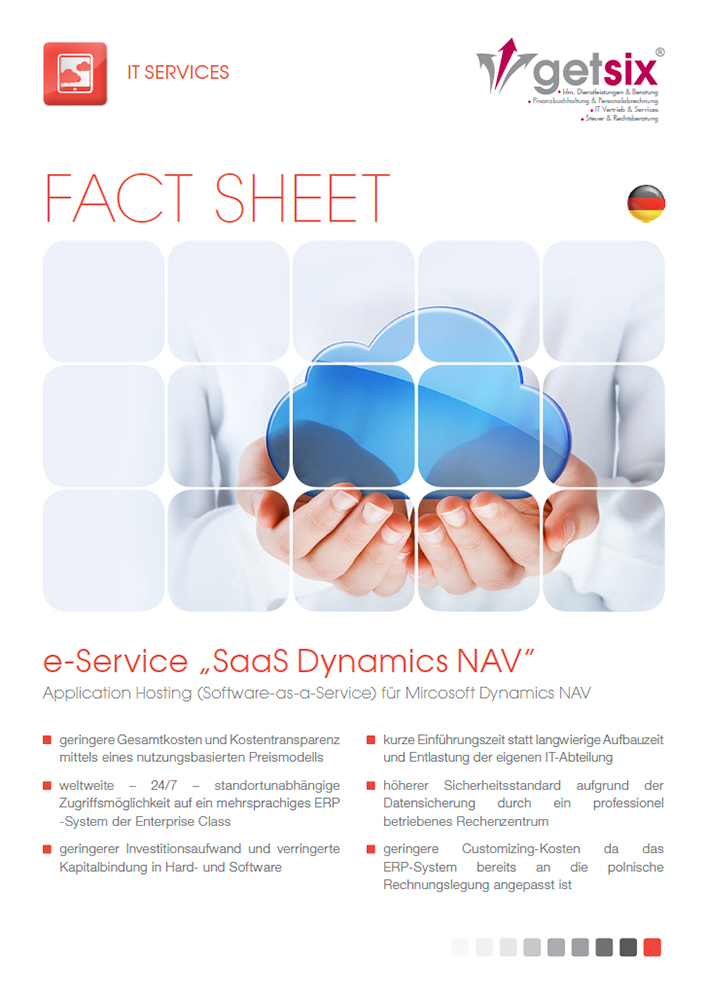 e-Service "SaaS Dynamics NAV"