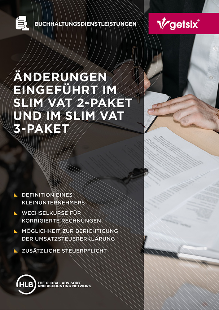 Änderungen im SLIM VAT 3-Paket