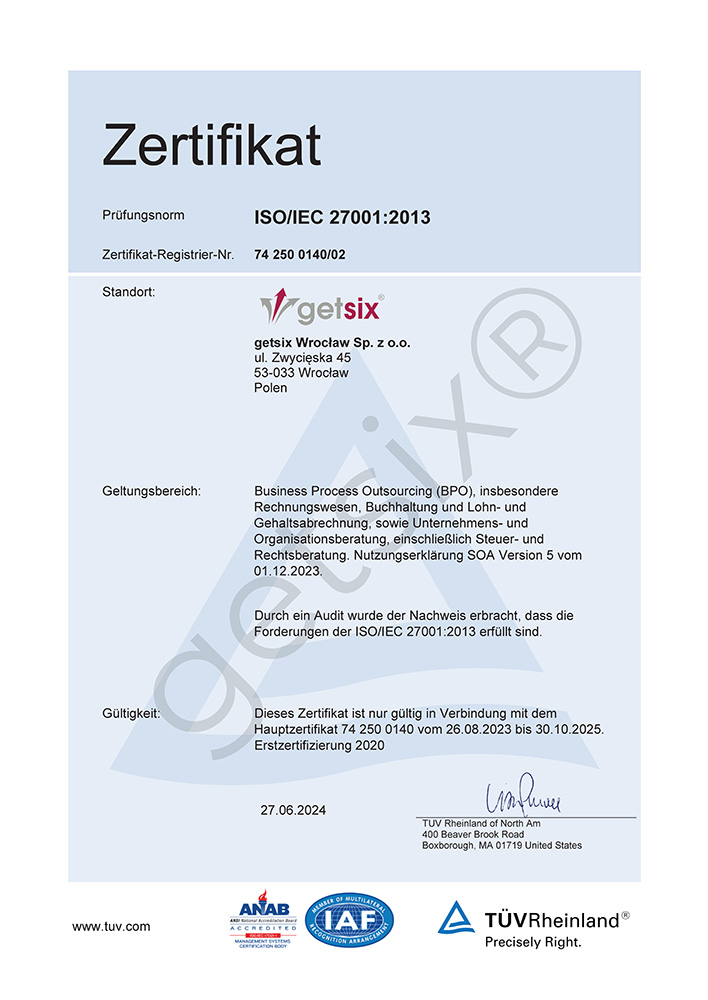 zertifikate tuv
