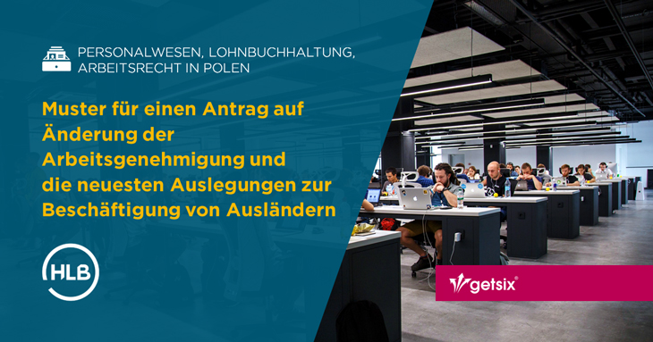 Muster für einen Antrag auf Änderung der Arbeitsgenehmigung