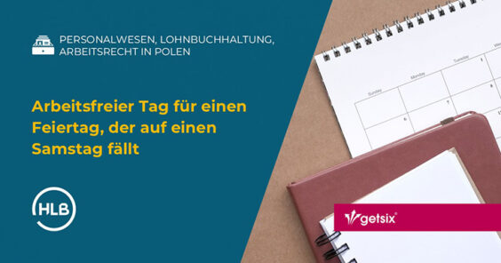 Arbeitsfreier Tag für einen Feiertag in Polen, der auf einen Samstag fällt