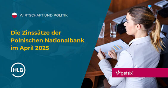 Die Zinssätze der Polnischen Nationalbank im April 2025  