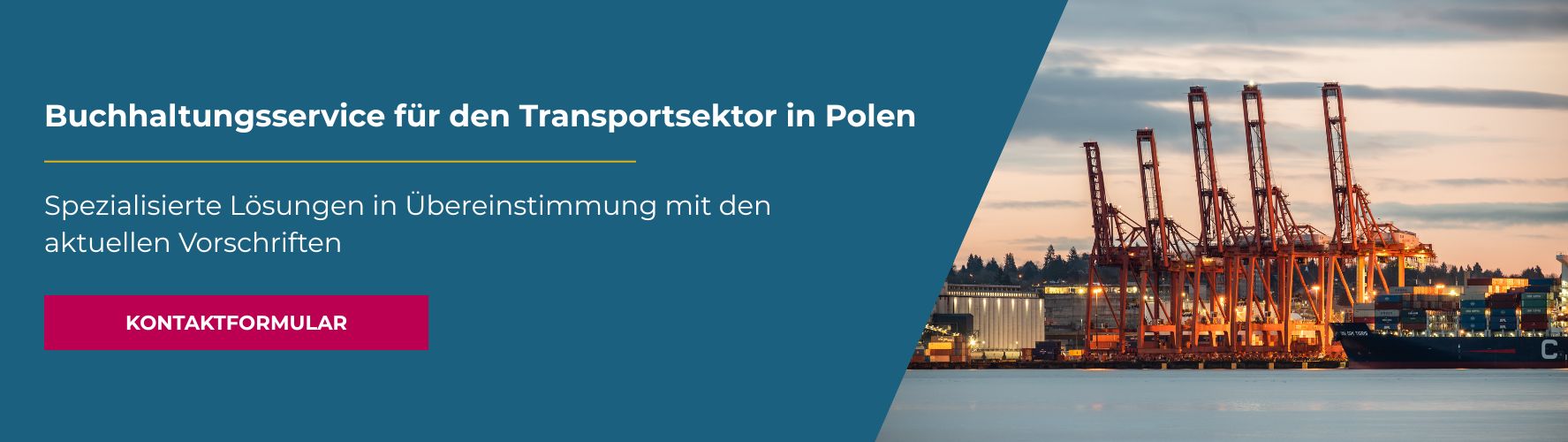 Buchhaltungsbüro für Transportunternehmen in Polen