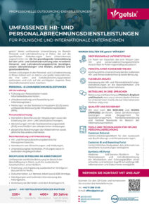 Umfassende HR- und Personalabrechnungsdienstleistungen - One Pager