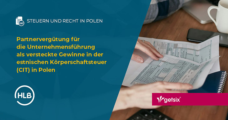 Partnervergütung für die Unternehmensführung als versteckte Gewinne in der estnischen Körperschaftsteuer (CIT) in Polen