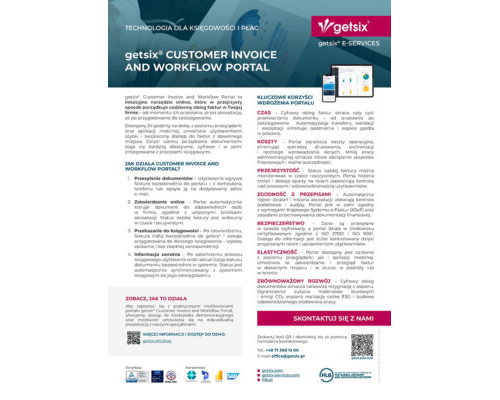 invoice and workflow portal ulotka