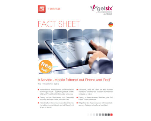 e-Service „Mobile Extranet auf iPhone und iPad”